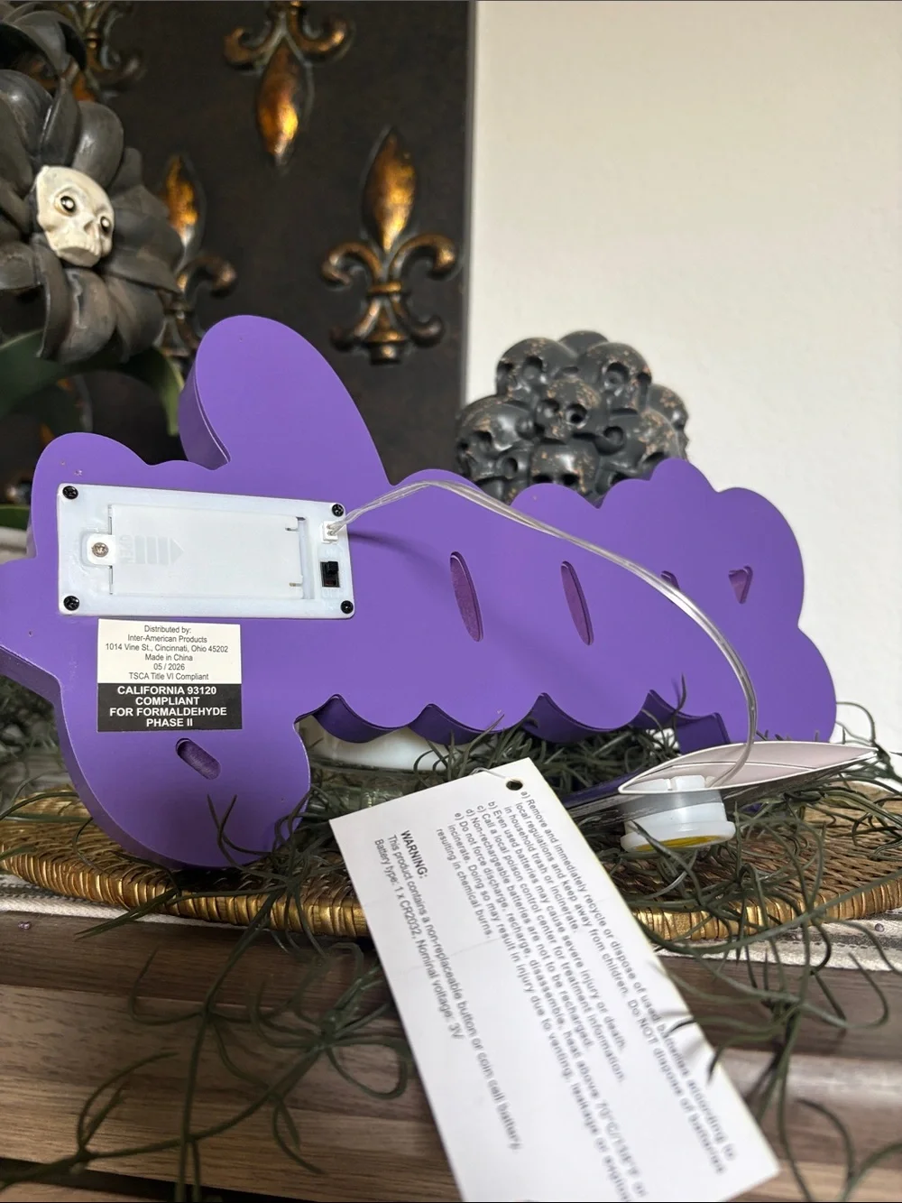 🆕”Spooky” LED Light Up Table Sign
